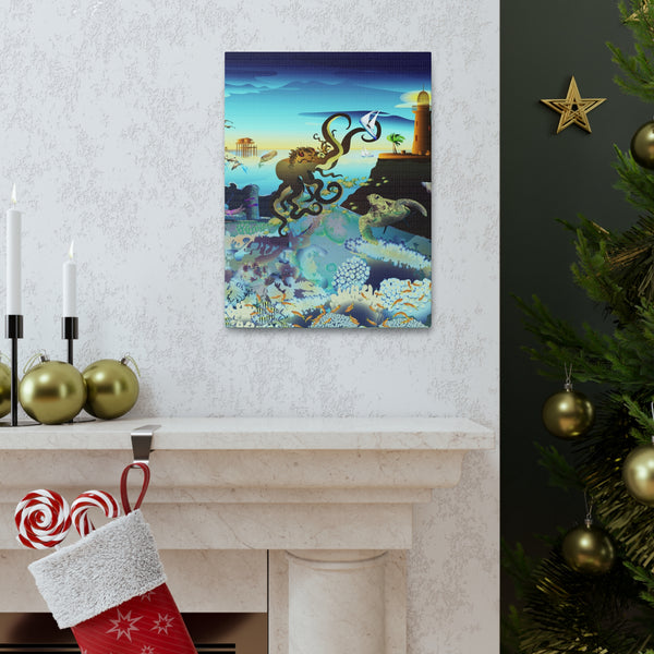 Above and Below Biscayne Bay  Canvas Gallery Wraps