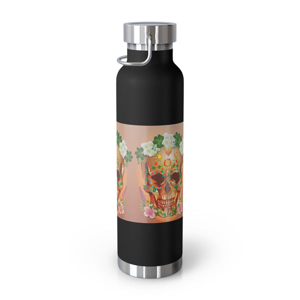 Dia de Muertos Copper Vacuum Insulated Bottle, 22oz