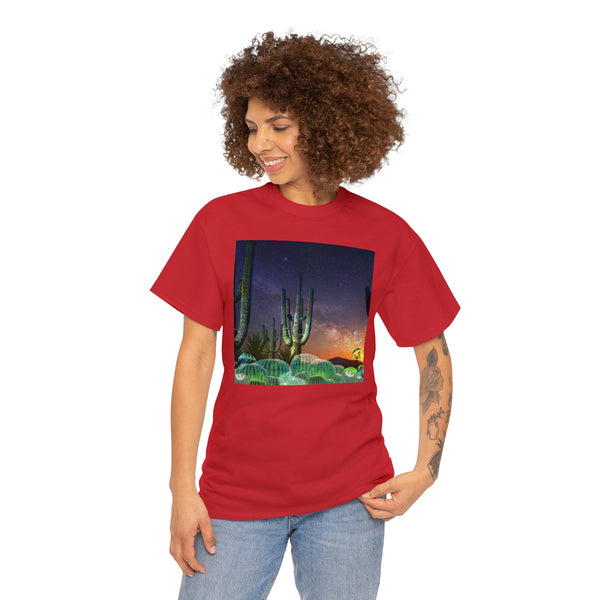 Cactus Glow Unisex Heavy Cotton Tee
