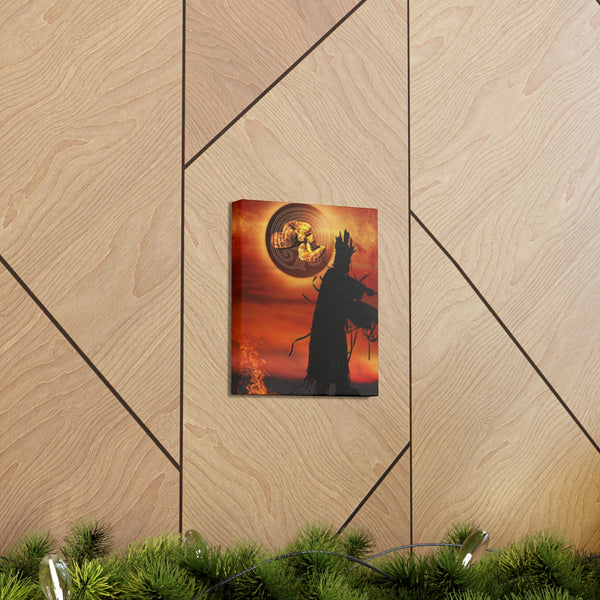 Snake Shaman Canvas Gallery Wraps