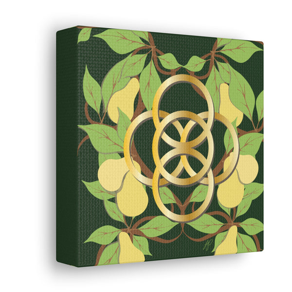 Five Golden Rings of Christmas  Canvas Gallery Wraps