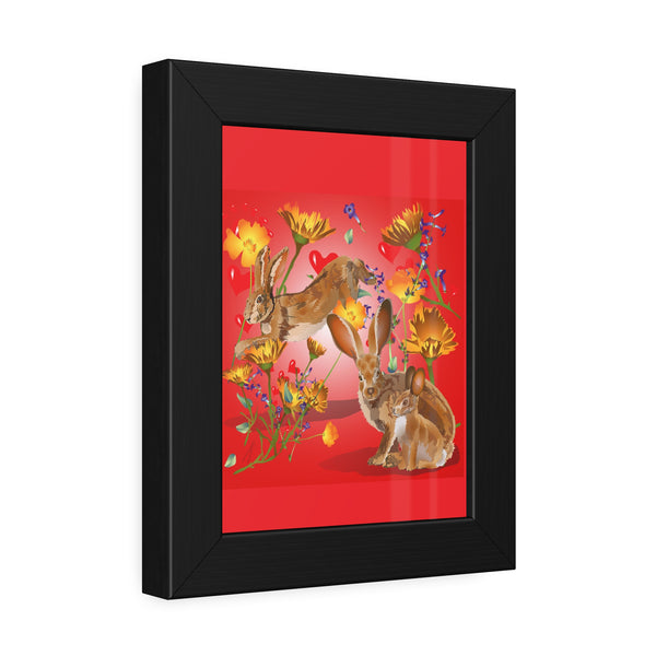 Jackrabbit Love Framed Paper Posters