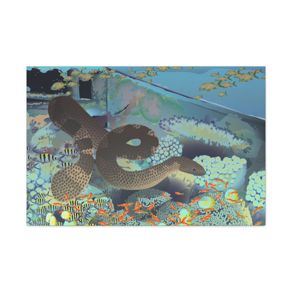 Sea Snake Canvas Gallery Wraps