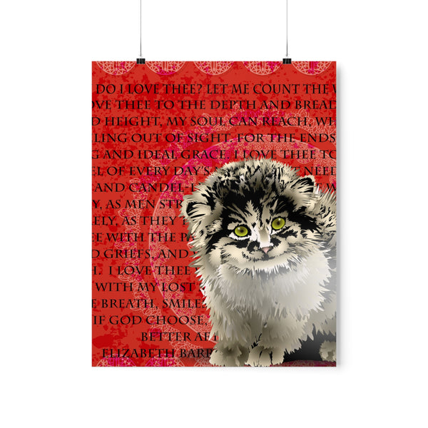 Pallas Cat Love Premium Matte vertical posters