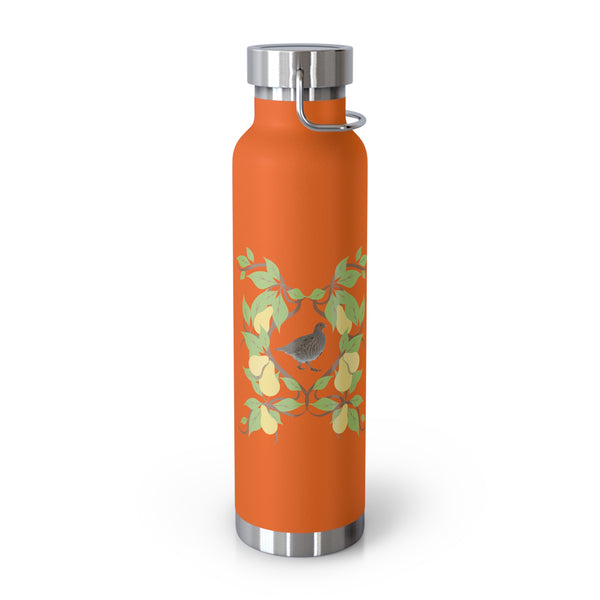 Partridge N Pear Copper Vacuum Insulated Bottle, 22oz
