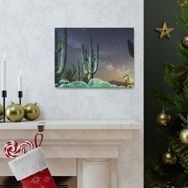 Cactus Glow Gallery Wraps