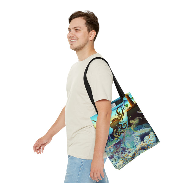 Above and Below Tote Bag