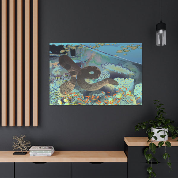 Sea Snake Canvas Gallery Wraps