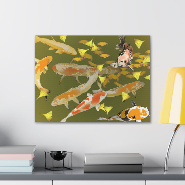Koi Canvas Gallery Wraps