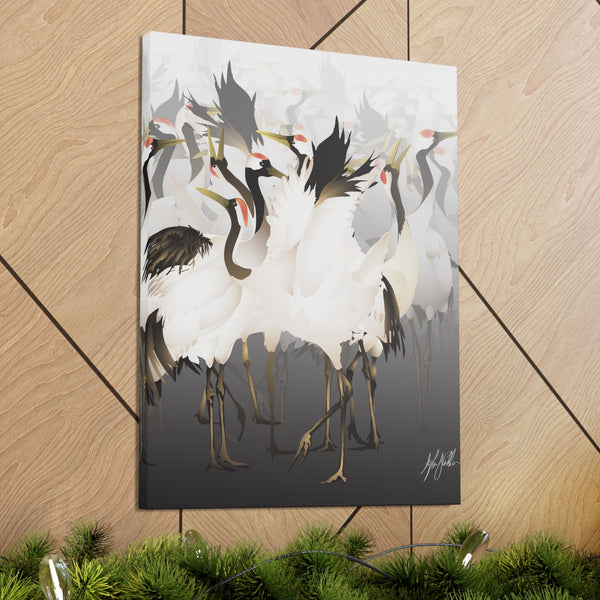 Lucky Cranes Canvas Gallery Wraps
