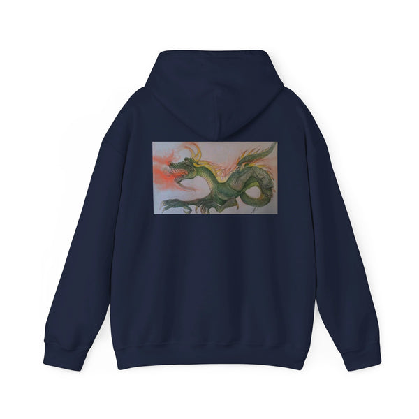 Doodle Dragon Unisex Heavy Blend™ Hooded Sweatshirt