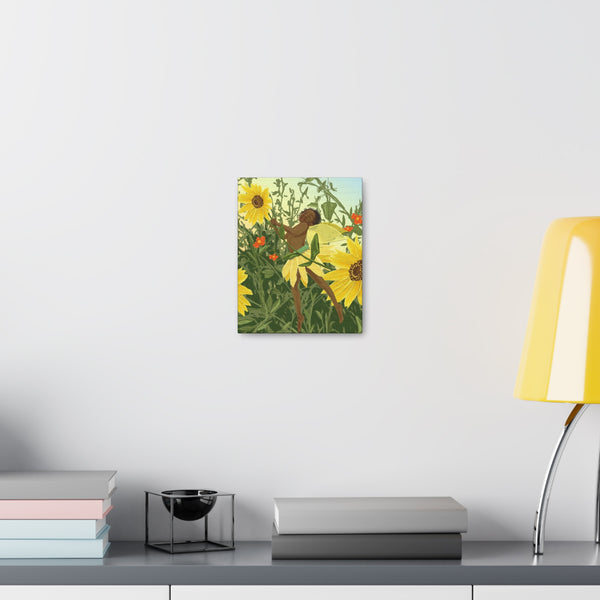 Sunflower Fairy  Canvas Gallery Wraps