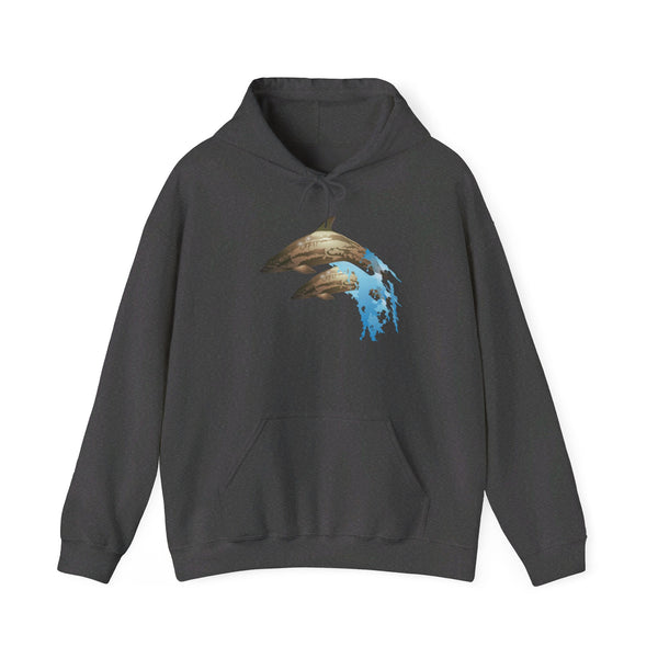 Dolphin Love Unisex Heavy Blend™ Hooded Sweatshirt