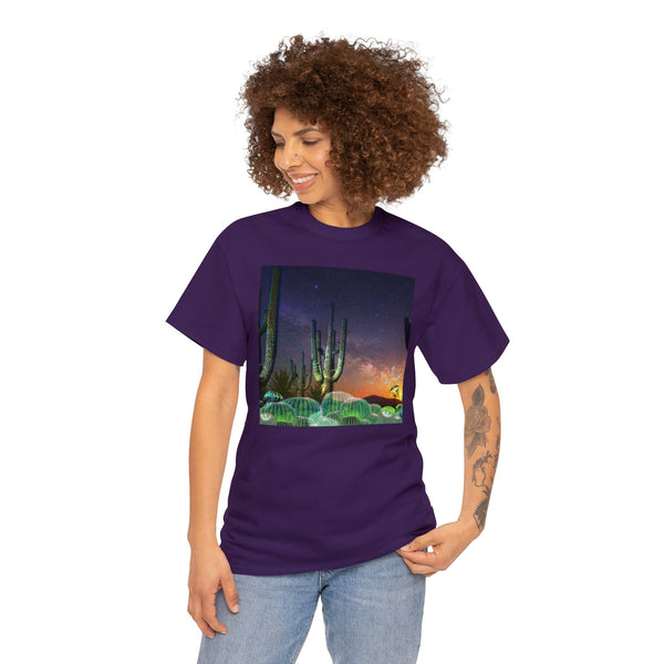 Cactus Glow Unisex Heavy Cotton Tee