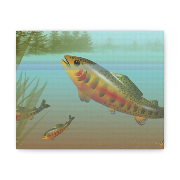 Golden Trout Canvas Gallery Wraps