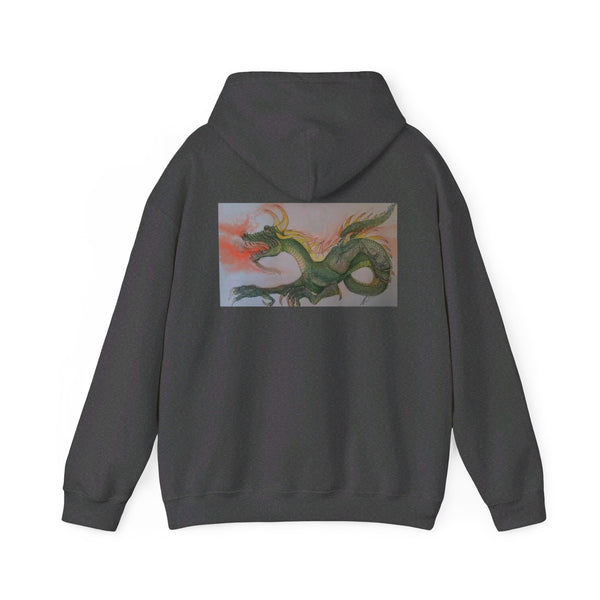 Doodle Dragon Unisex Heavy Blend™ Hooded Sweatshirt