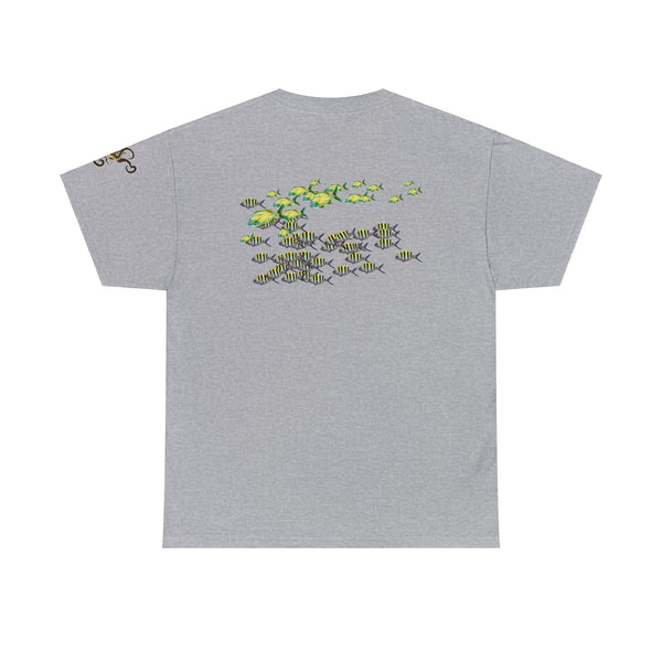 Above and Below Unisex Heavy Cotton Tee