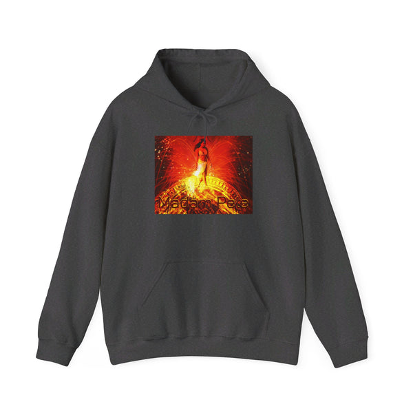 Madam Pele, Volcano Goddess Unisex Heavy Blend™ Hooded Sweatshirt