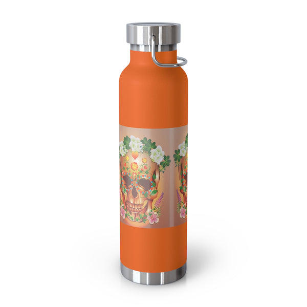 Dia de Muertos Copper Vacuum Insulated Bottle, 22oz