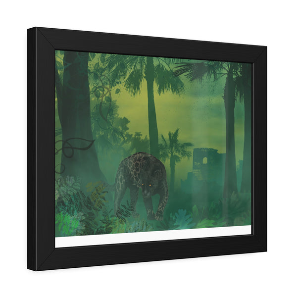 Jungle Panther Framed Paper Posters