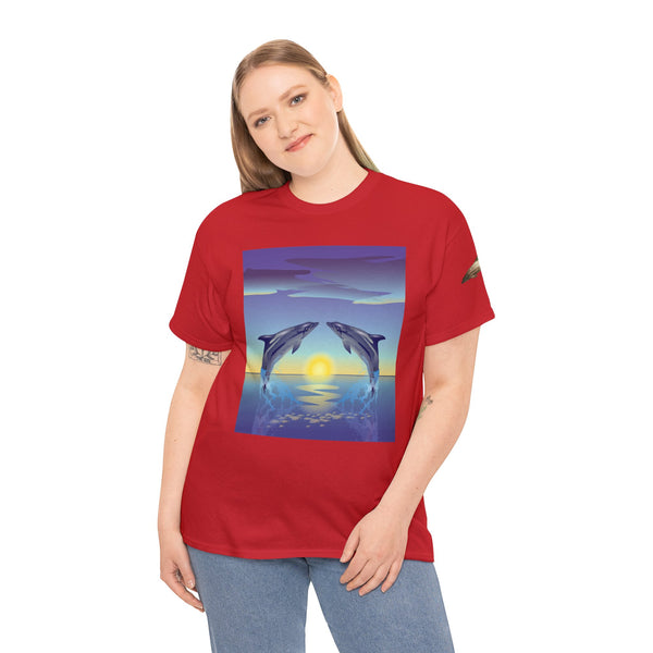 Dolphin Love Unisex Heavy Cotton Tee