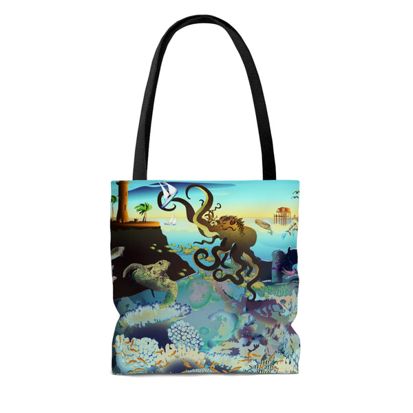 Above and Below Tote Bag