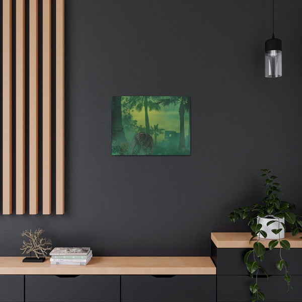 Jungle Panther Canvas Gallery Wraps