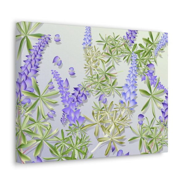 Blue Bonnet Lupins Gallery Wraps