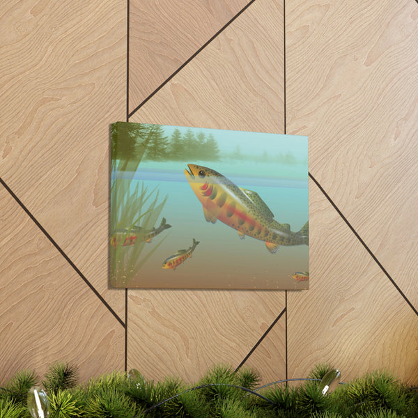Golden Trout Canvas Gallery Wraps