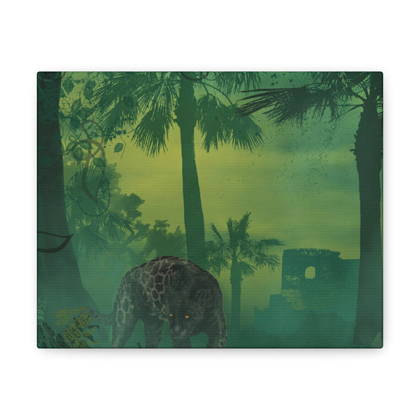 Jungle Panther Canvas Gallery Wraps