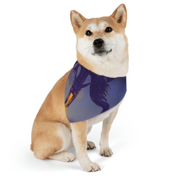 Flying Dragon Pet Bandana Collar