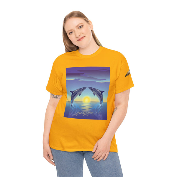 Dolphin Love Unisex Heavy Cotton Tee
