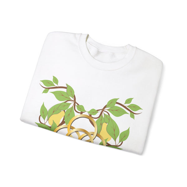 Five Golden Rings of Christmas Unisex Heavy Blend™ Crewneck Sweatshirt