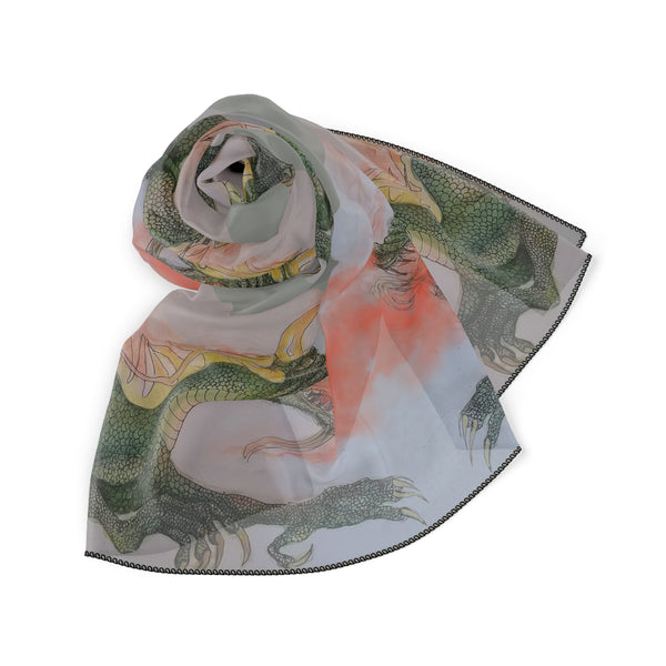 Doodle Dragon Poly Scarf