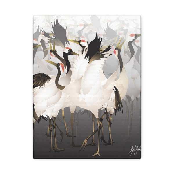 Lucky Cranes Canvas Gallery Wraps