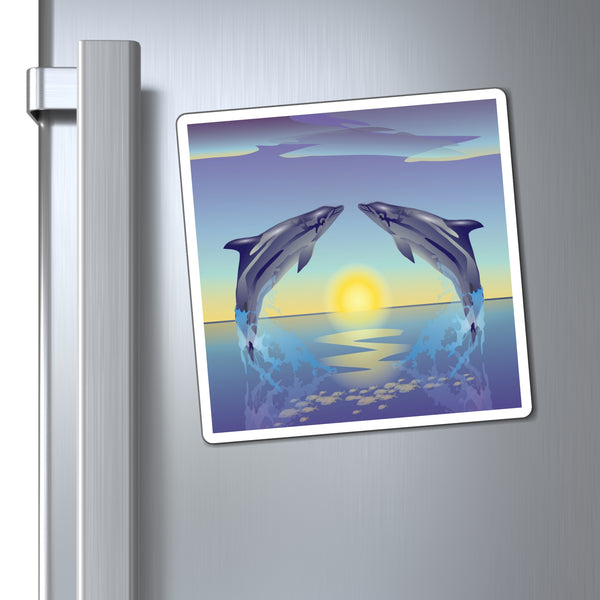 Dolphins Sun Magnet