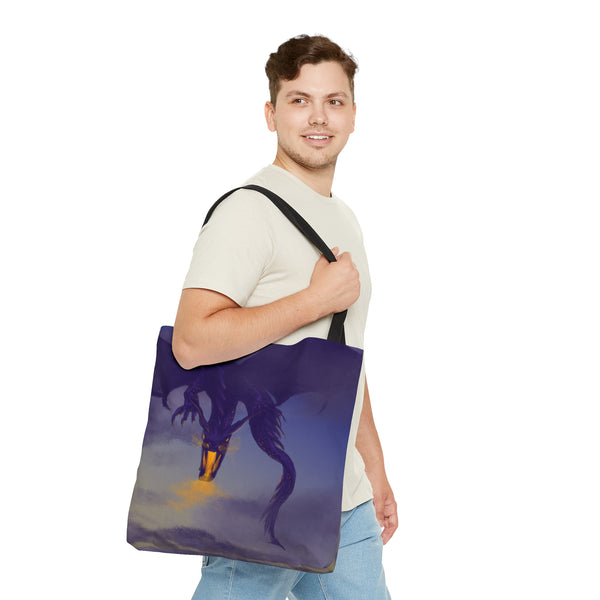 Fire Dragon AOP Tote Bag
