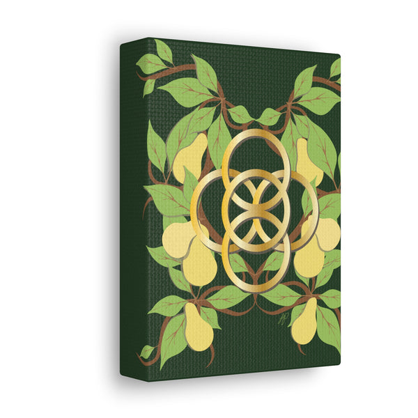 Five Golden Rings of Christmas  Canvas Gallery Wraps