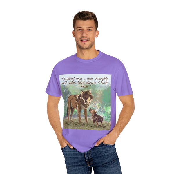 Sing Love Unisex Garment-Dyed T-shirt