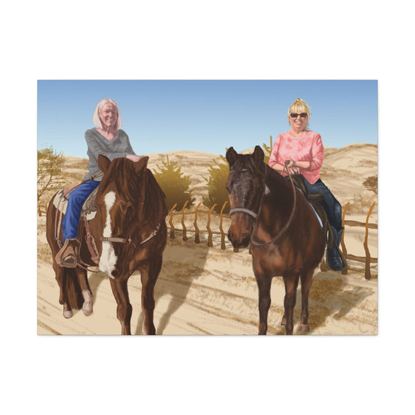 Hank and Friends Canvas Gallery Wraps