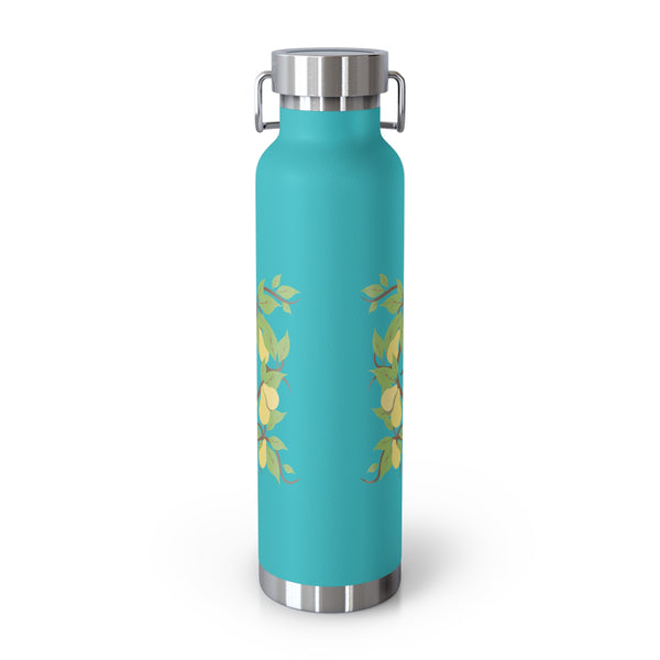 Partridge N Pear Copper Vacuum Insulated Bottle, 22oz