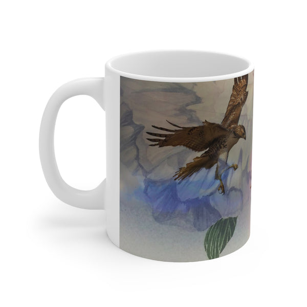 Hawk Goddess Ceramic Mug 11oz