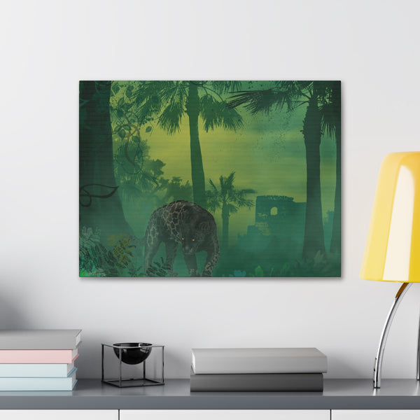 Jungle Panther Canvas Gallery Wraps
