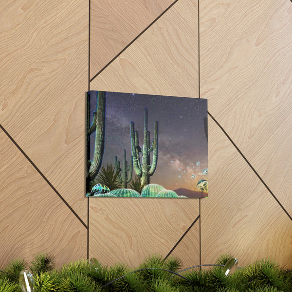 Cactus Glow Gallery Wraps