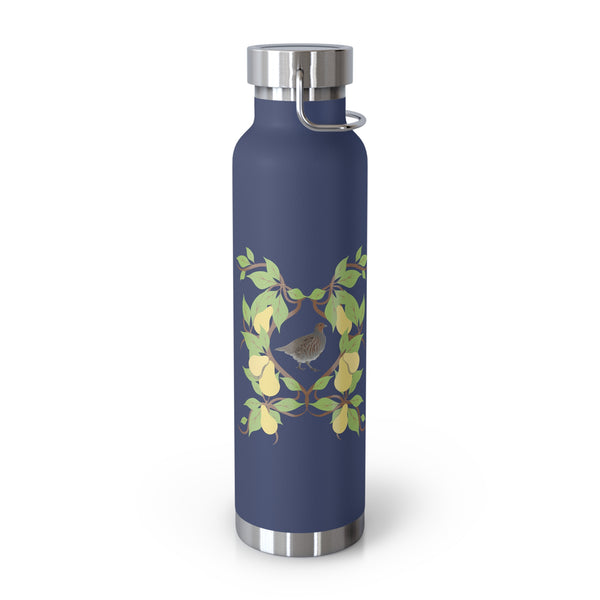 Partridge N Pear Copper Vacuum Insulated Bottle, 22oz