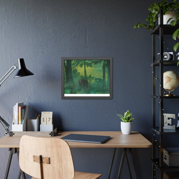 Jungle Panther Framed Paper Posters