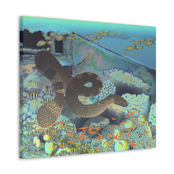 Sea Snake Canvas Gallery Wraps