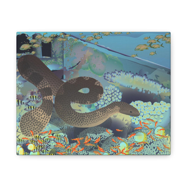 Sea Snake Canvas Gallery Wraps