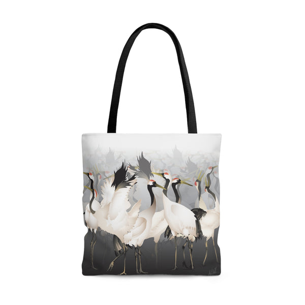 Lucky Cranes AOP Tote Bag