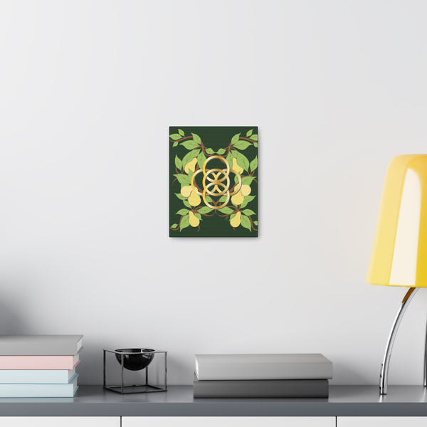 Five Golden Rings of Christmas  Canvas Gallery Wraps